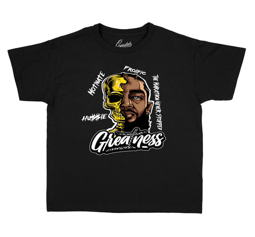 Laser Orange Jordan 3 sneaker collection matching with kids tees