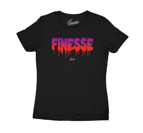 Jordan 7 Berry Black Gloss Shirts for women to match perfect