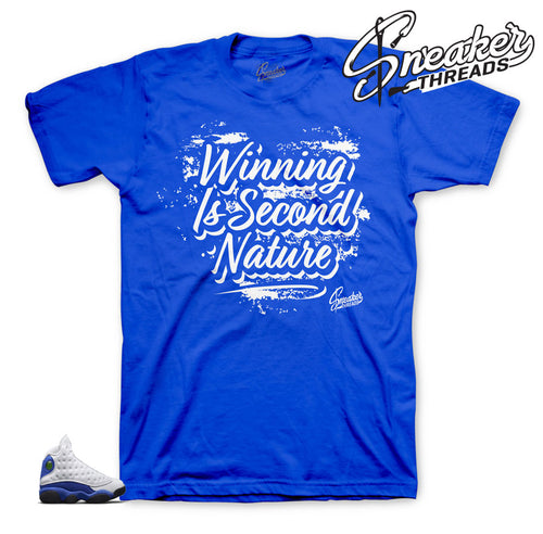Jordan 13 hyper royal | Retro 13 sneaker match tees shirts.
