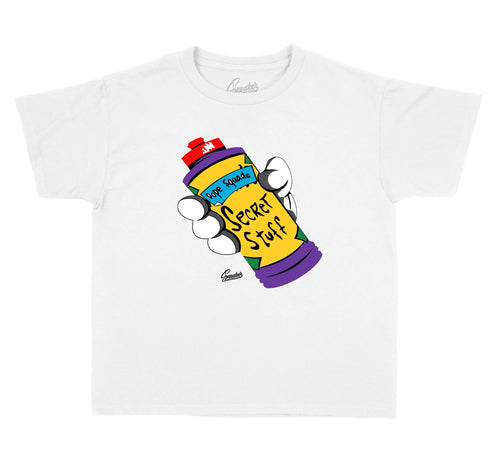 toddlers tee collection made to match the Jordan 13 playground sneaker collection 