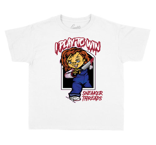 Kids - Pink Foam 5 Play To Win Shirt