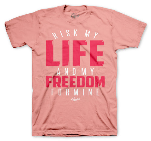Retro Rust Pink My Life Shirt