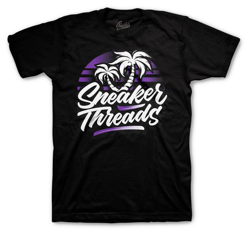 Jordan 1 court purple sneaker collection has matching tees
