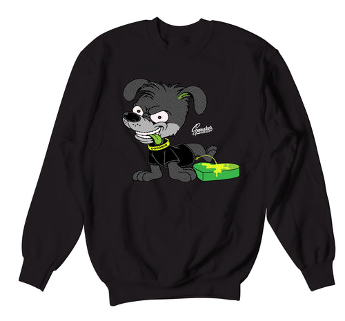 Crewneck sweaters designed to match the nike 6 grinch sneaker collection 