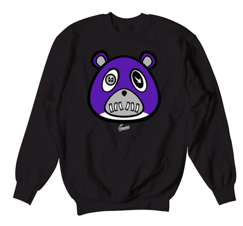 Retro 12 Dark Concord ST Bear Sweater