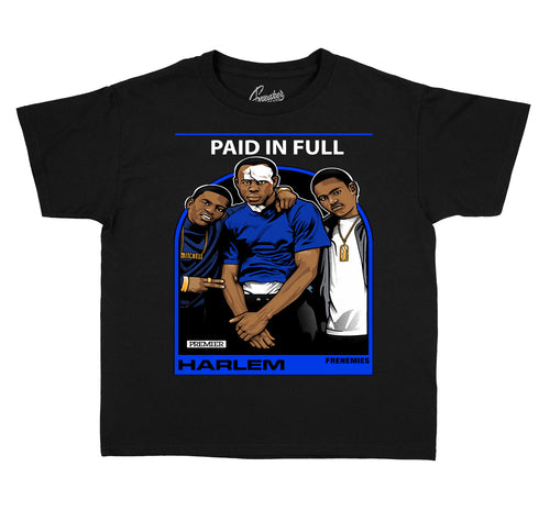 Black hype royal Jordan 13 kids tees