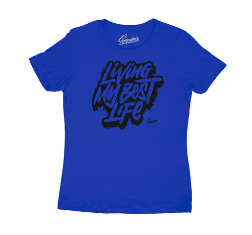 Jordan 10 game royal sneakers have matching royal shirts