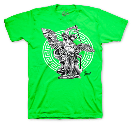 Retro 6 Electric Green St. Michael Shirt