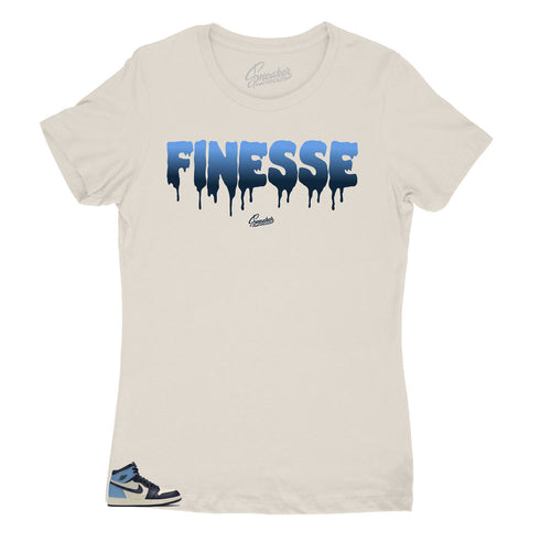 womens Jordan 1 unc obsidian sneakers have matching womens t shirt collection designed to match with the unc obsidian womens shoe