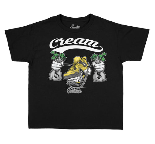 Kids - Lightning 4 Cream Shirt