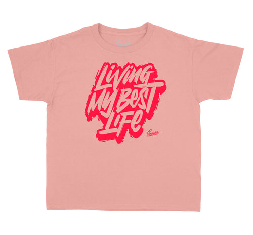 Kids - Rust Pink Living Life Shirt