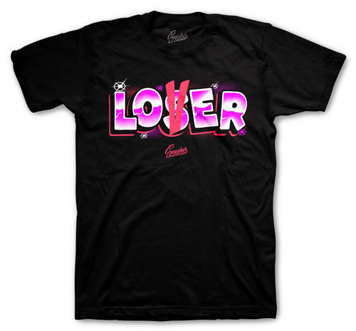 Retro 14 Shocking Pink Lover Shirt