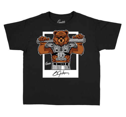 Kids Jordan Retro 11 cool grey Sneaker T-shirts And Matching boys