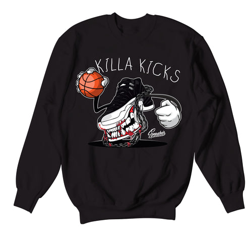 Jordan 12 playoff sweaters match retro 12 shoes | Matching sweatshirts