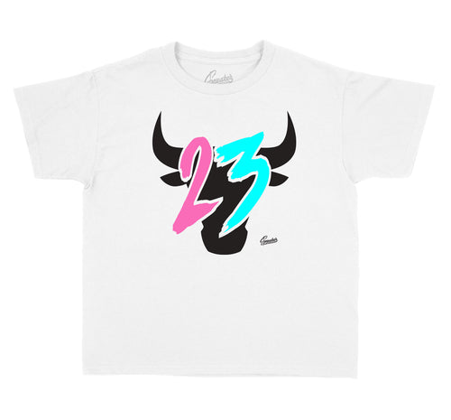 Shirt collection for kids match the Jordan  13 aurora green sneakers 