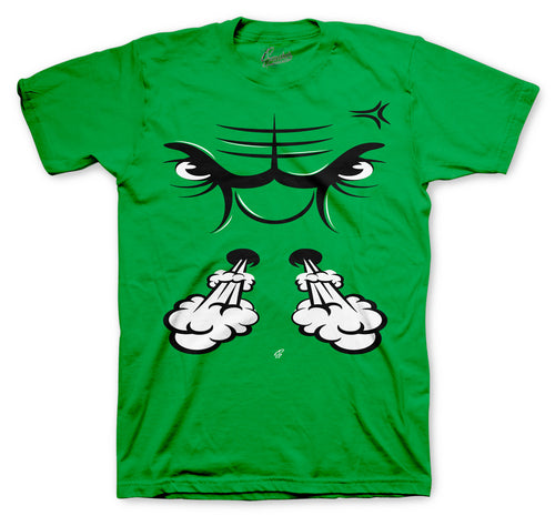Retro 3 Pine Green Raging Face Shirt