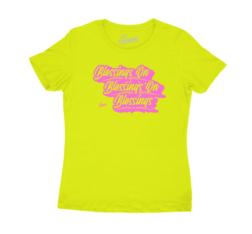 Lemon Venom 4s matching with womens tee collection 