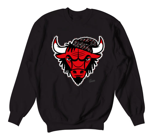 Retro 13 Reverse Got Game Rasta Bull Sweater