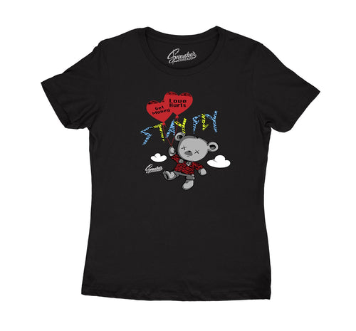 Yeezy 350 yecheil has matching black womens t shirt collection 