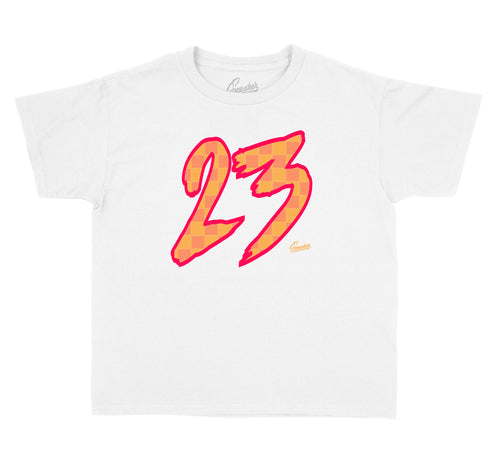 Jordan 12 Racer pink Hot punch sneakers matching tee collections