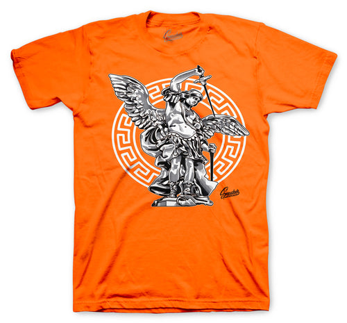 Retro 5 Orange Blaze St Michael Shirt