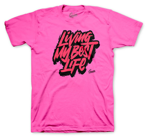 Retro 14 Shocking Pink Living Life Shirt