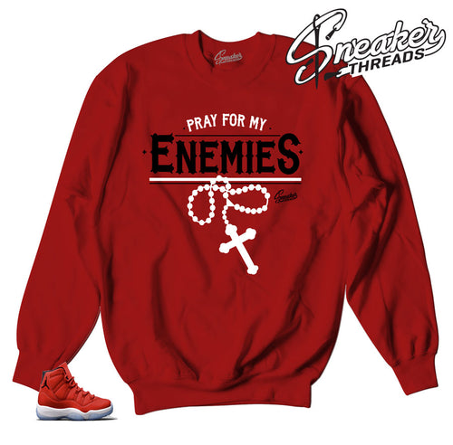 Jordan 11 win like 96 sweaters | Pray for enemies sweater.