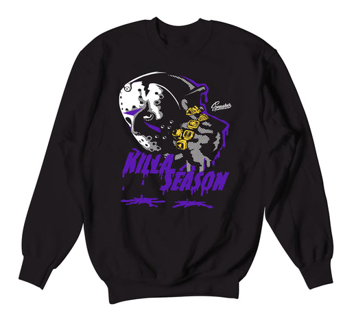 Retro 12 Dark Concord Killa Season Sweater