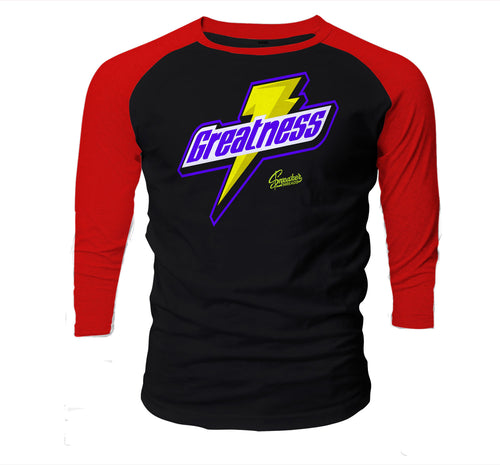 Retro 5 What The Greatness Raglan