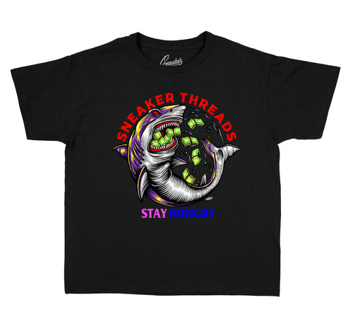 kids tee collection matches with the sneaker Jordan what 5 collection 