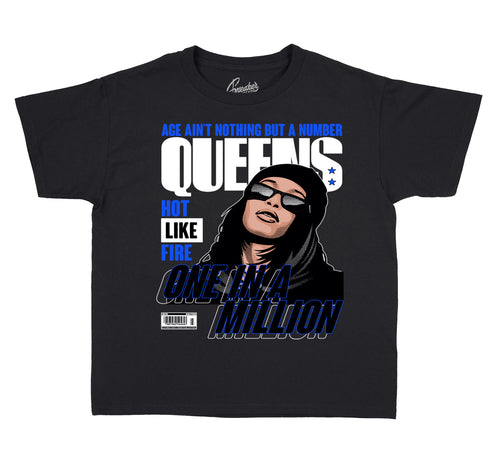 Kids - Racer Blue 3 Queens Shirt