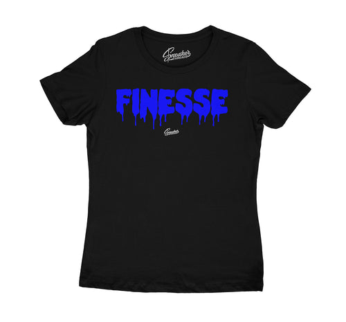 ladies shirt matches the Jordan 10 ladies game royal sneakers
