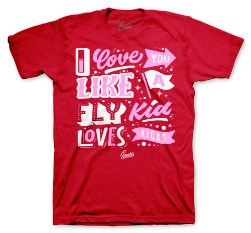 Retro 5 Pink Foam Love Kicks Shirt