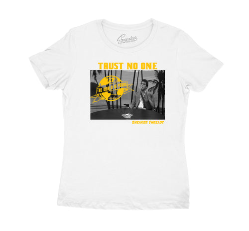 Citrus Jordan 11 sneaker collection to go with womens t shirt collection perfectly