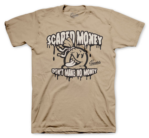 Sneaker Jordan 4 fossil mushroom matches t shirts