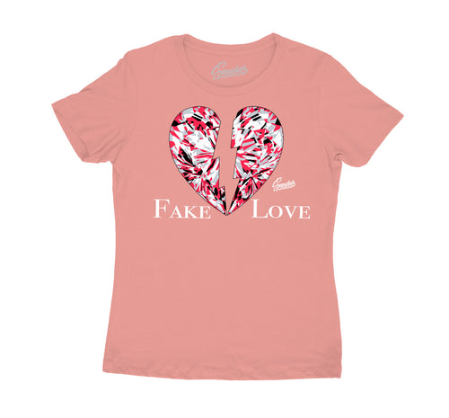 Womens - Rust Pink Love Shirt