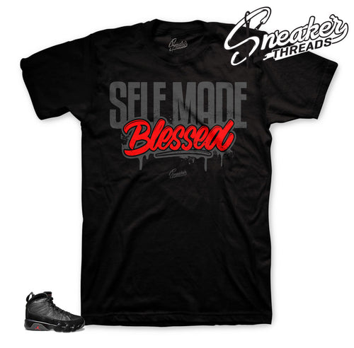 Jordan 9 bred shirts | Self made sneaker tees.