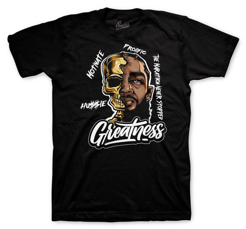 Retro 13 Gold Glitter Great Nip Shirt