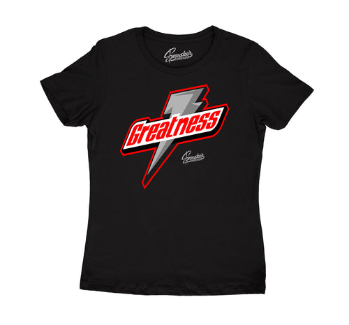 ladies shirts to match the Jordan 12 reverse flu game 