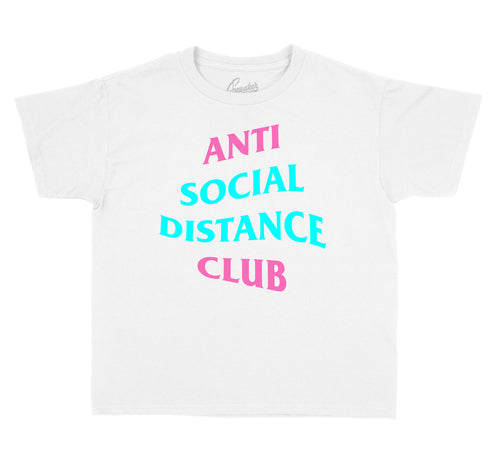 Aurora Green Jordan 13 sneakers matches with kids tee collection 