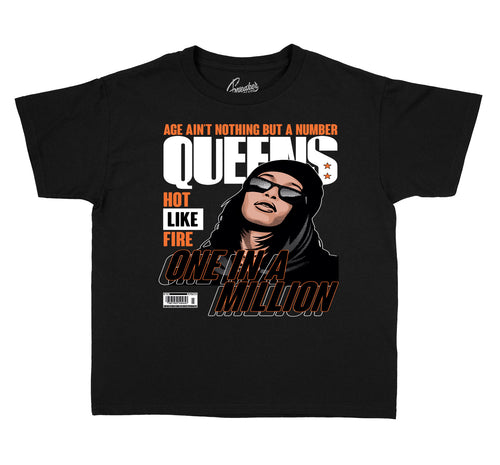 Kids - Electro Orange 1 Queens Shirt