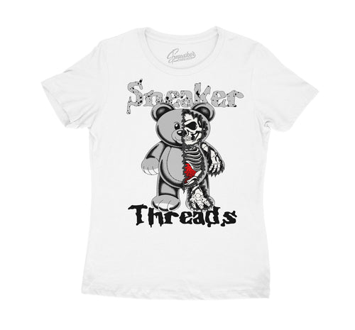 Womens - White Oreo 4 Play Bear Shirt