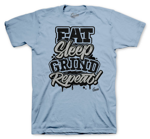 Cool repeat shirt to match 700 Yeezy Hospital Blue sneakers 