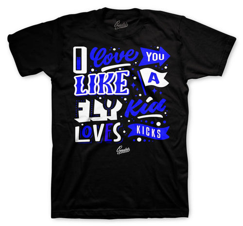 Racer Blue retro 9s match mens shirt collection 