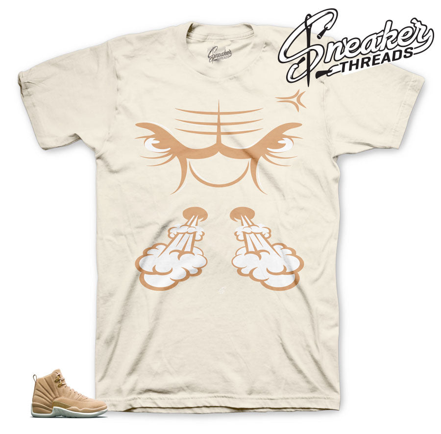 Jordan 12 vachetta store tan shirt