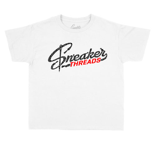 kids shirts designed to match the Jordan 1 satin snake sneaker collection 