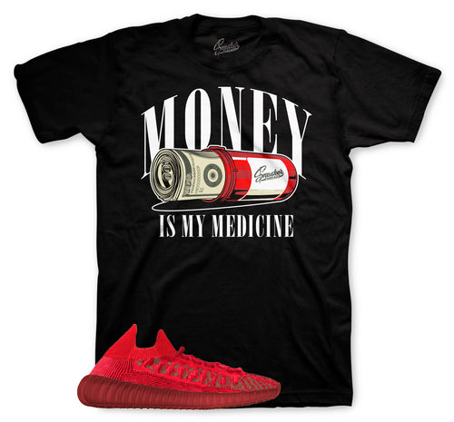 Sneaker tees match Yeezy 350 Slate Red CMPCT | Matching t-shirts