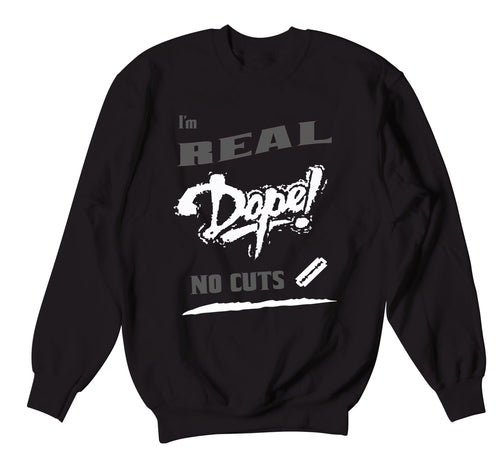 Sweaters match Jordan 4 black cat sneakers for retro 4.