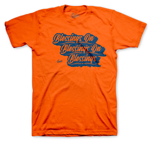 T shirt collection for men matching with the foamposite sneaker collection orange rugged