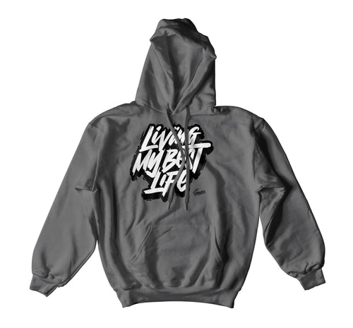 hoodies designed to match the Jordan 12 dark grey sneaker collection 